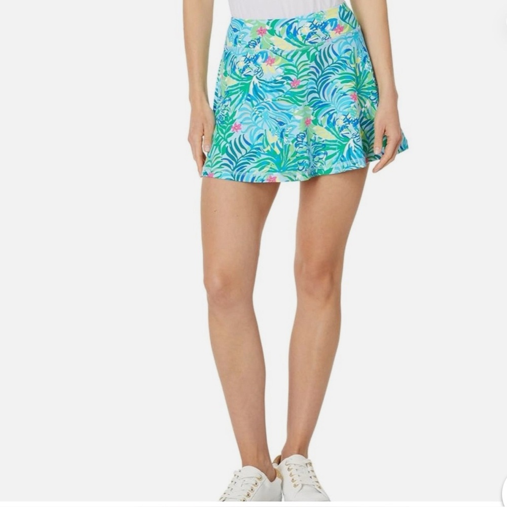 Lilly Pulitzer Luxletic Alia Skort with UPF 50+ in Tropical Print NWT Size XL
